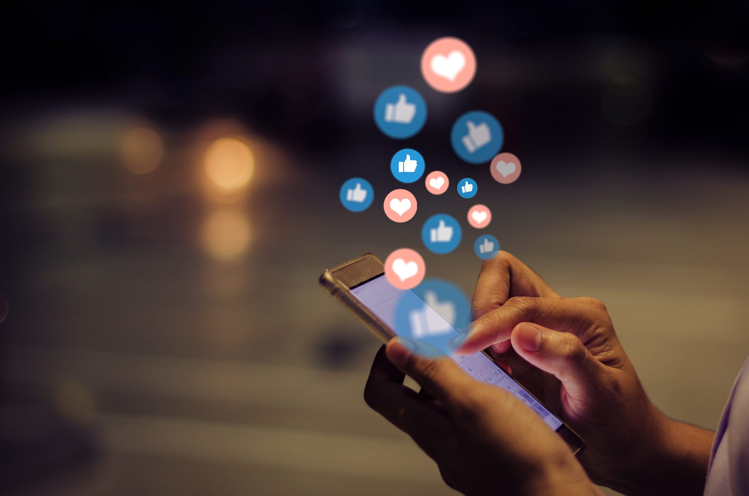 Young woman using smart phone,Social media concept. Local Image – Social Media Management